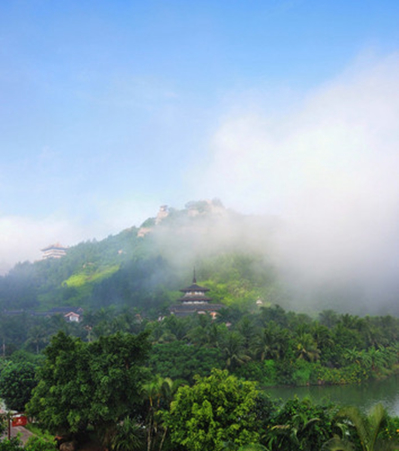 定安文笔峰美景